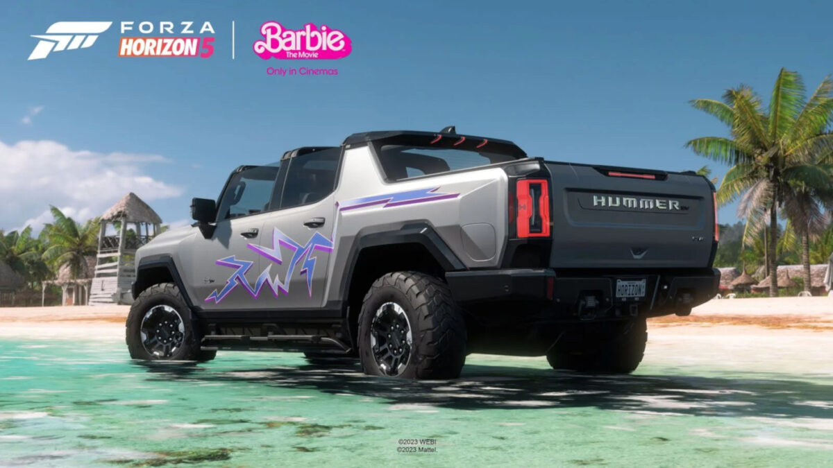 The Forza Horizon 5 Ken 2022 GMC Hummer EV Pickup