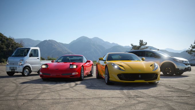 The four leaked cars