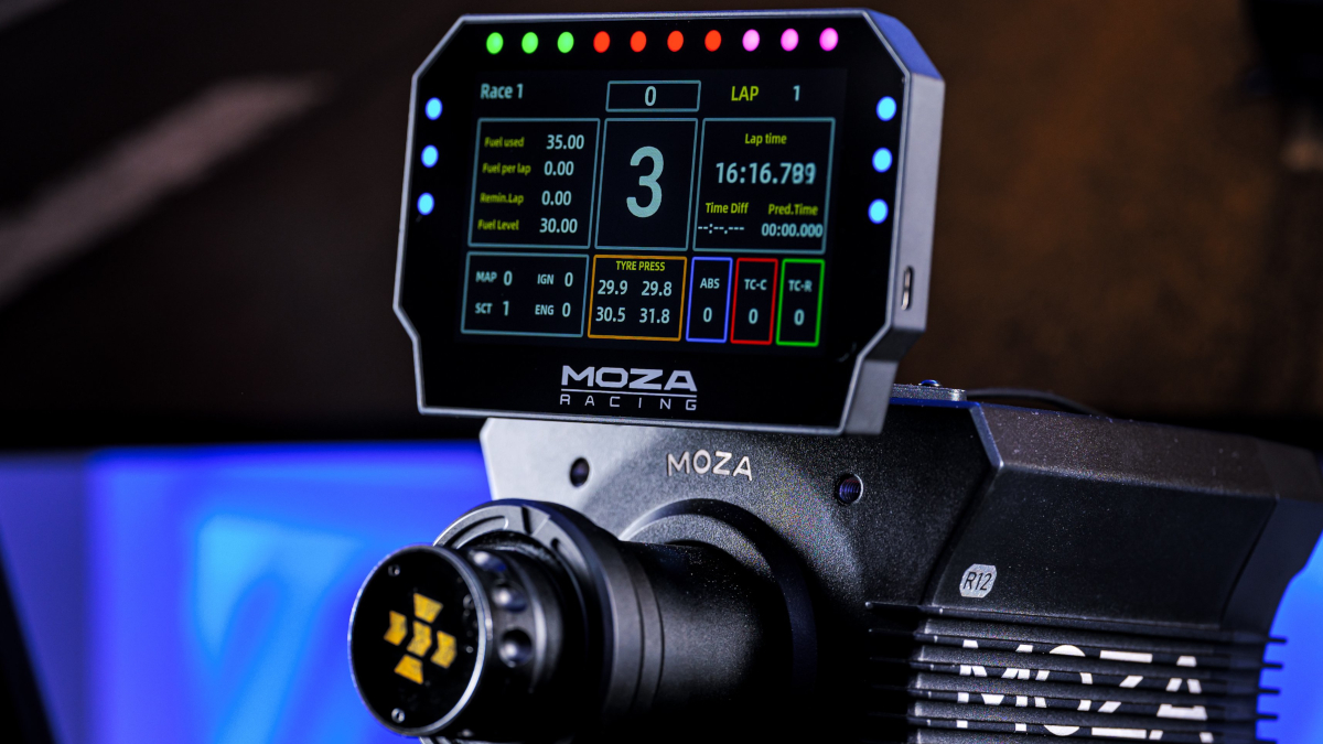 The new Moza CM2 Racing Dash