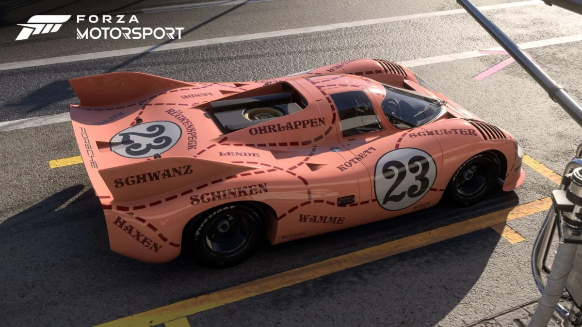 The 1971 Porsche #23 917/20 "Pink Pig" has one of the most famous liveries in racing