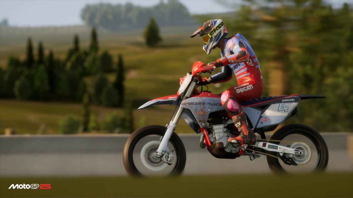 The new MotoGP 25 Training Sessions lets you practice on Motard, Minibike and Flat Track bikes