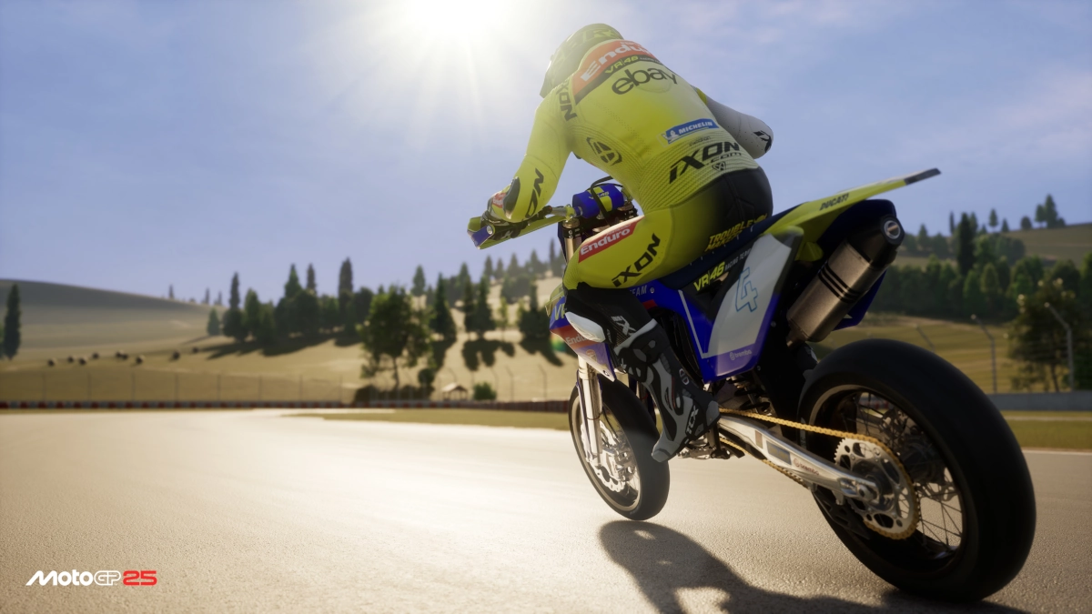 The new MotoGP 25 Training Sessions lets you practice on Motard, Minibike and Flat Track bikes