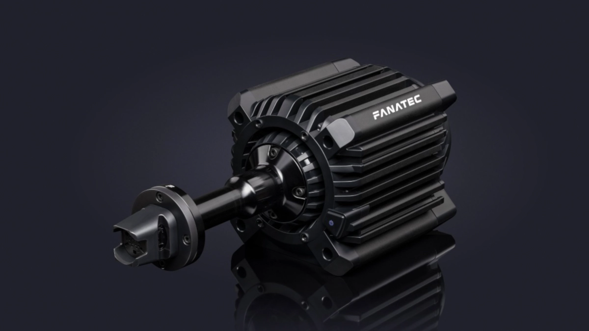The new Fanatec ClubSport DD Shaft Extension adds 160mm between wheel and base