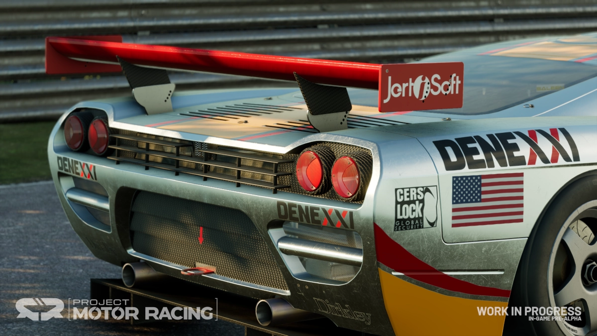 The 2004 Saleen S7-R in Project Motor Racing