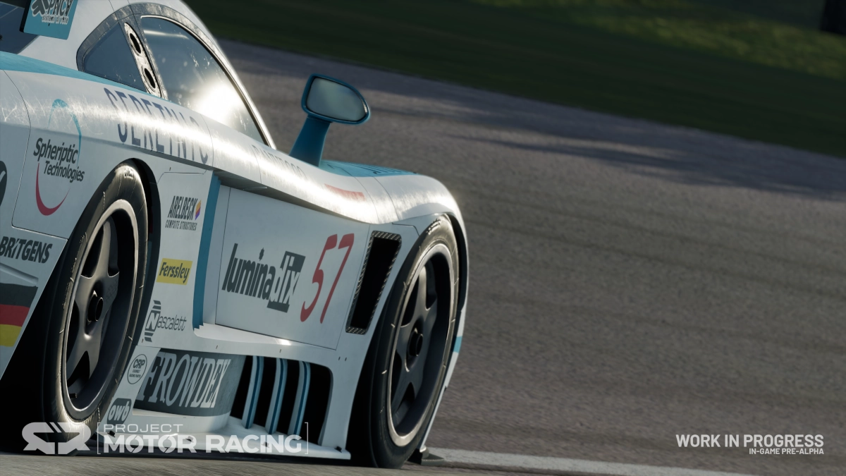 The 2004 Saleen S7-R in Project Motor Racing