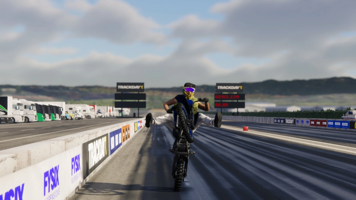 TrackDayR Update 1.0.118.019 Adds No Hands Wheelies